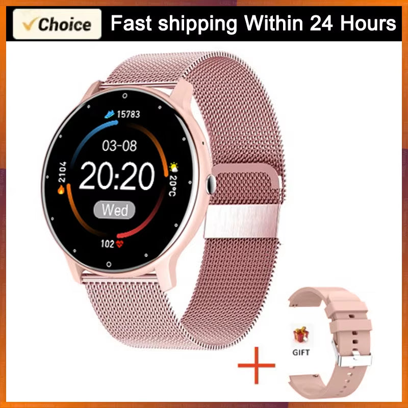 2025 Waterproof Smartwatch for Fitness Tracking and Heart Rate Monitoring - Compatible with Xiaomi, Android, and iOS for Men and Women