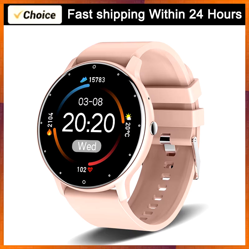 2025 Waterproof Smartwatch for Fitness Tracking and Heart Rate Monitoring - Compatible with Xiaomi, Android, and iOS for Men and Women