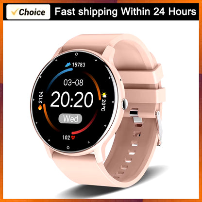 2025 Waterproof Smartwatch for Fitness Tracking and Heart Rate Monitoring - Compatible with Xiaomi, Android, and iOS for Men and Women