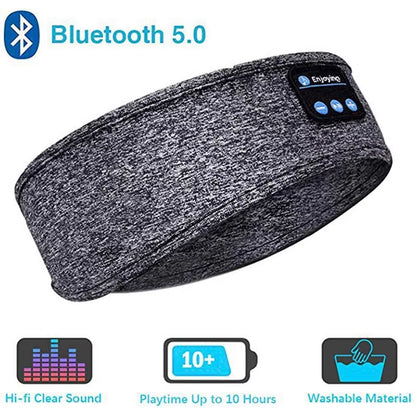 Bluetooth Sports Earphones with Sleeping Headband and Music Eye Mask - Wireless Headset