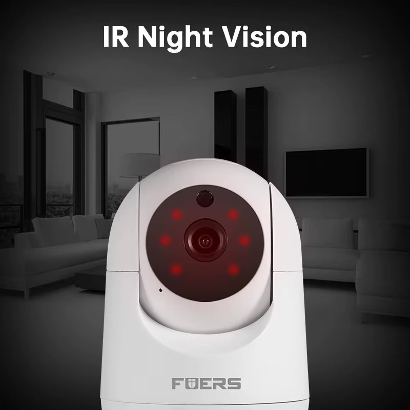 5MP WiFi Indoor Surveillance Camera with AI Detection and Automatic Tracking for Smart Home Security and Baby Monitoring